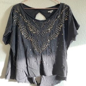 Urban outfitter UO Ecote beaded backless top